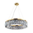 Lustra moderna cristal alama Aur 24k 6xE14/40W, Ring LU 2411/6/60 Gold Orion